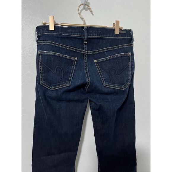 Citizens of Humanity Kelly Low Rise Bootcut Jeans Size 26 Dark Wash Stretch - Picture 3 of 7